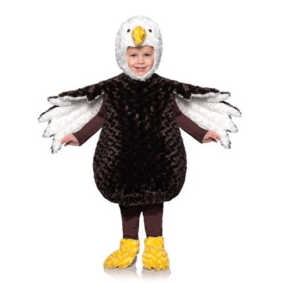 Bald Eagle Plush Swirl Fur Toddler Costume