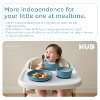 Soft Silicone Baby Feeding Set – Includes Toddler Plates, Bowls & Adjustable Bib - 2 of 4