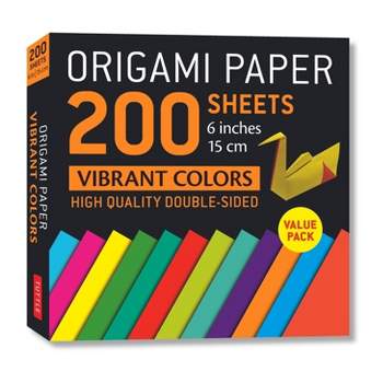 LNKOO Colorful Origami Paper Kit Kids 152Sheets Double Sided Guiding Color  Booklet Great Value Gift Box for Children Kids Ages 3+