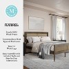 Martha Stewart Queen Jax Solid Wood Platform Bed Brown/Gray - 4 of 4