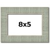 PosterPalooza | Photo Size Sculpted Blue Picture Frame - UV Acrylic, Foam Board Backing, Hanging Hardware - 2 of 4