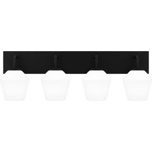 Quoizel Lighting Nielson 4 - Light Vanity in  Matte Black - 1 of 1