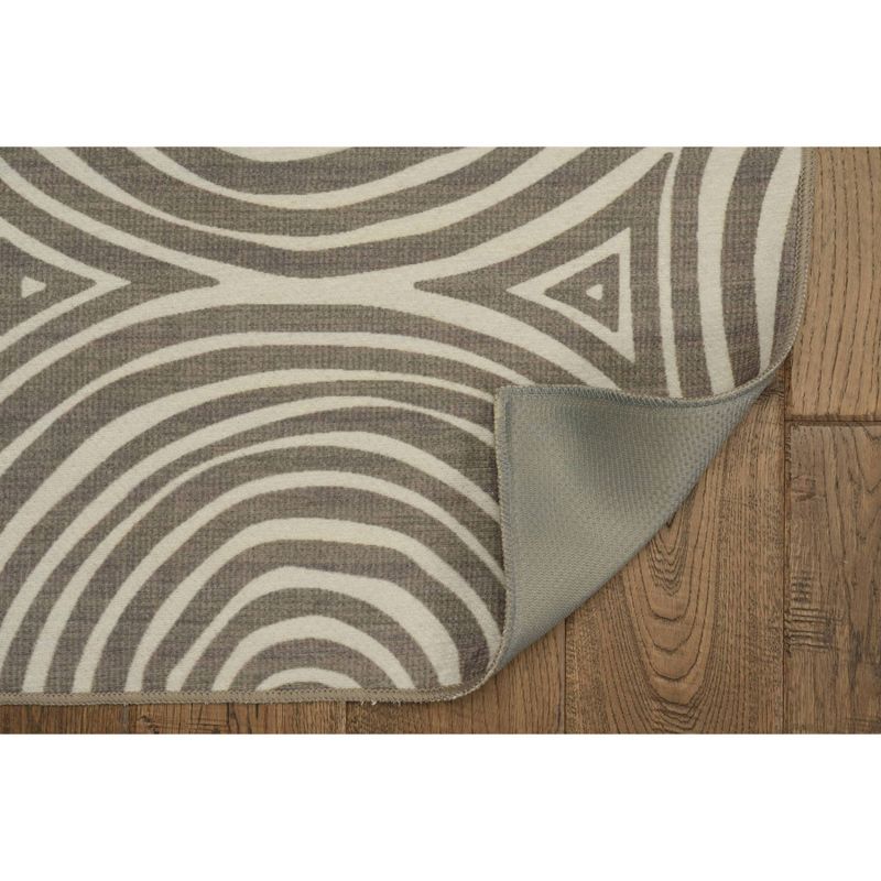 Solway Washable Outdoor Rug Ivory/Brown - Linon, 5 of 10