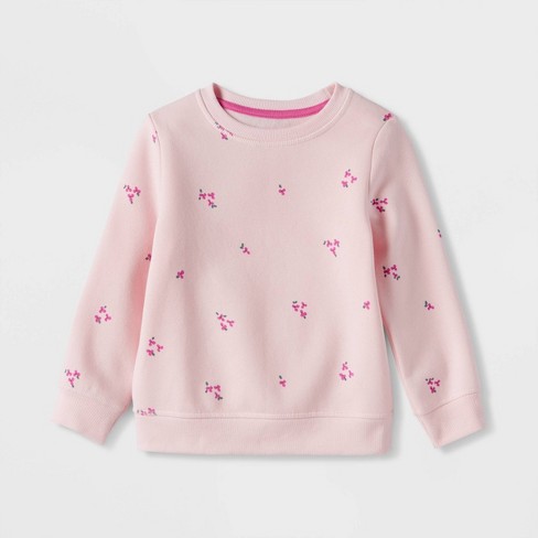 toddler girl fleece pullover