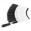 U Brands Medium Point Low-Odor Dry-Erase Markers with Erasers Black Dozen 2922U00-12 - 2 of 4