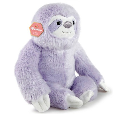 FAO Schwarz Sparklers Glittery Sloth 10" Stuffed Animal