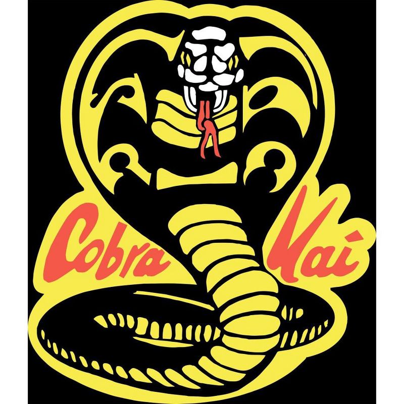Bioworld Cobra Kai Logo  Short Sleeve Graphic Tee, 3 of 4