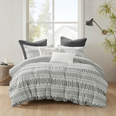 3Pcs Duvet Set, Farmhouse Bedding Set, Cotton Bed Comforter
