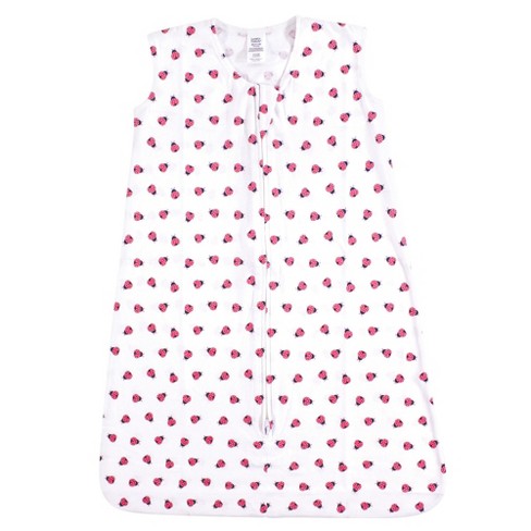 Luvable Friends Baby Girl Sleeveless Jersey Cotton Sleeping Bag, Sack, Blanket, Ladybug Jersey - image 1 of 1