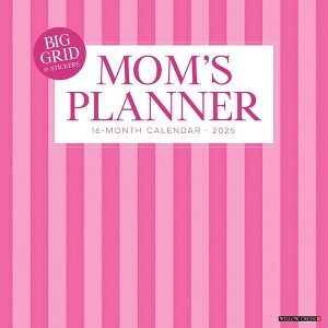 Willow Creek Press Mom's Planner Calendar 2025 Wall Calendar: Monthly, 12x12 Inches, Blue, Sewn Binding, All Ages - 1 of 4