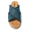 Minnetonka Women's Posey Cork Wedge Sandals - 3 of 4