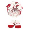 Hudson Baby Infant Girl Turban and Socks Set, Red Rose Leopard, One Size - 3 of 4