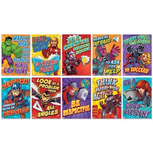 Eureka® Marvel™ Motivational Poster Set Bulletin Board Set, 10 Posters - 1 of 3