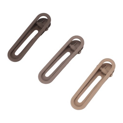 Unique Bargains Women's Classic Fashion Hair Clips 2.36"x0.67"x0.47" 3 Pcs