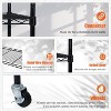 4-Tier Garage Storage Shelving with Wheels,Storage Cart On Wheels, Adjustable Rolling Shelves, Utility Storage Rack for Kitchen,Garage - 3 of 4