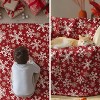 Christmas Flannel Blanket Throw, Red Soft Fuzzy Plush Cozy Fleece Blankets for Couch Sofa Bed Lounging, Ideal Gifts for Kids Adults Wife Self. - 4 of 4