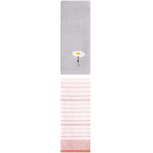 REGALWOVEN Cotton Decorative Hand Towel Set for Bathroom 13" x 30"/13" x 27" 2 Pcs - 1 of 4