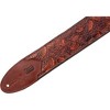 Levy's M4WP-006 3" Embossed Leather Guitar Strap - 2 of 3