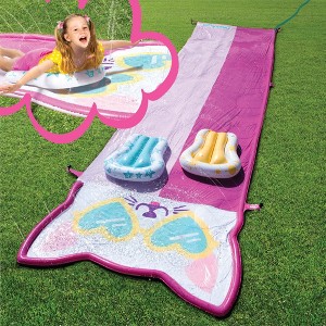 SLOOSH x LIKE NASTYA, 17ft Water Slide with 2 Body Boards - 1 of 4