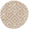 Unique Loom Trellis Shag Ruth Trellis Indoor Woven Area Rug - 2 of 4