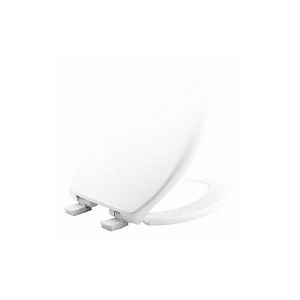 Bemis  Toilet Seat,Elongated Bowl,White,14" W GR1200E4 000 - 1 of 1