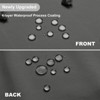 Waterproof Modern Shower Curtain with Hooks, 72"W x 72"L (Pack of 1) - 4 of 4