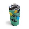 Chromoeye Jewels in Teal 20 oz Stainless Steel Travel Mug - Deny Designs - 4 of 4