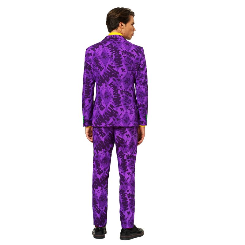 OppoSuits Men's Suit - The Joker Costume - Purple, 2 of 8