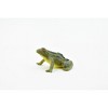 Frog, Green Bull Frog, Very Nice Plastic Design, Educational, Diorama, Realistic Figure, Lifelike, Replica, Toy,   1 1/2 Inches.    CWG18 B47 - 3 of 4