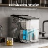 ZAFRO Ice Makers Countertop with Self-Cleaning, 26lbs/24hrs, 9 Cubes Ready in 6 Mins, Portable Ice Machine with 2 Sizes Bullet Ice/Ice Scoop, Black - 4 of 4