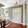 LNC Quaint 3-Lights 14-in Grayish White Wood and Rustic Bronze LED Semi-flush Mount Lightsing - 4 of 4