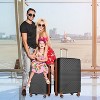 3 PCS Expandable ABS Hard Shell Luggage Set with Spinner Wheels and TSA Lock 20''24''28'' 4M - ModernLuxe - 2 of 4