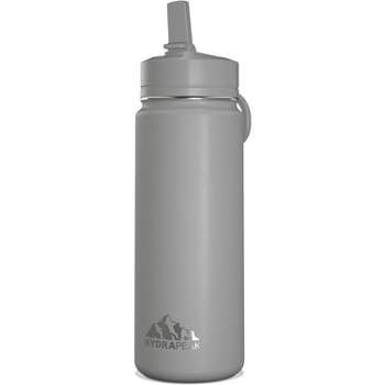 Hydrapeak Mini 20oz Kids Water Bottle With Leak & Spill Proof Straw Lid, Stainless Steel Double Wall Insulated
