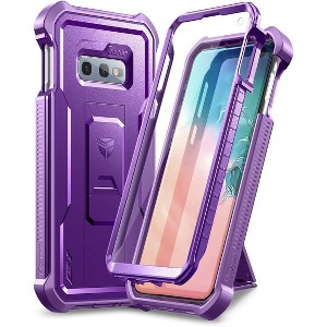 Dexnor for Samsung Galaxy S10e Case, [Built in Screen Protector and Kickstand] Military Grade Protection Shockproof Protective Cover - 1 of 3