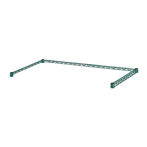 Quantum Storage Systems Wire Frame, 3-Sided, 60"W X 18"D, Green Epoxy Antimicrobial Finish, Nsf - 1 of 1
