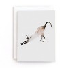 20ct Blank Cards Morning Yoga: pippa Stationery & Office, Cat Pattern, Foil Accents, Multicolor, Includes Envelopes, All Occasions - 2 of 3