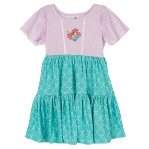 knee length dresses for ladies Our Original Mermaid Princess Twirl Dress – Only Little Once main image 0