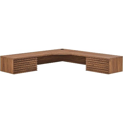 Modway Render Wall Mount Corner Office Desk