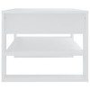 vidaXL Coffee Table White Engineered Wood Medium Coffee Table - 3 of 4