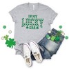 Simply Sage Market Women's In My Lucky Era Checkered Short Sleeve Graphic Tee - 3 of 3