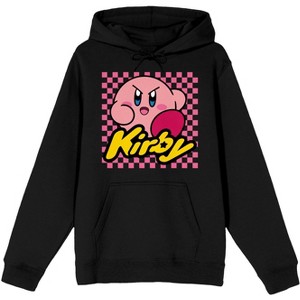 Kirby Scowl Checkerboard Men's Black Sweatshirt - 1 of 2