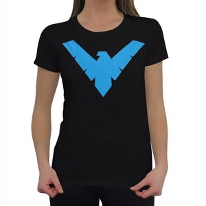 Womens Nightwing Symbol T-Shirt - 1 of 4