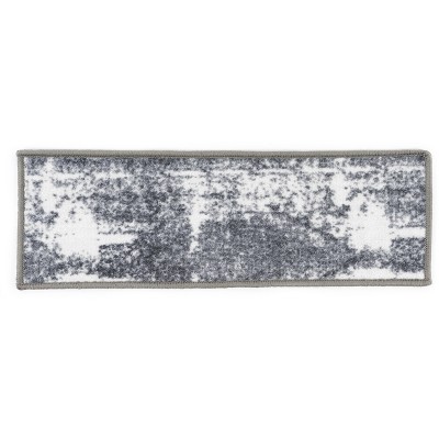 World Rug Gallery Distressed Contemporary Bohemian Non-Slip Stair Treads