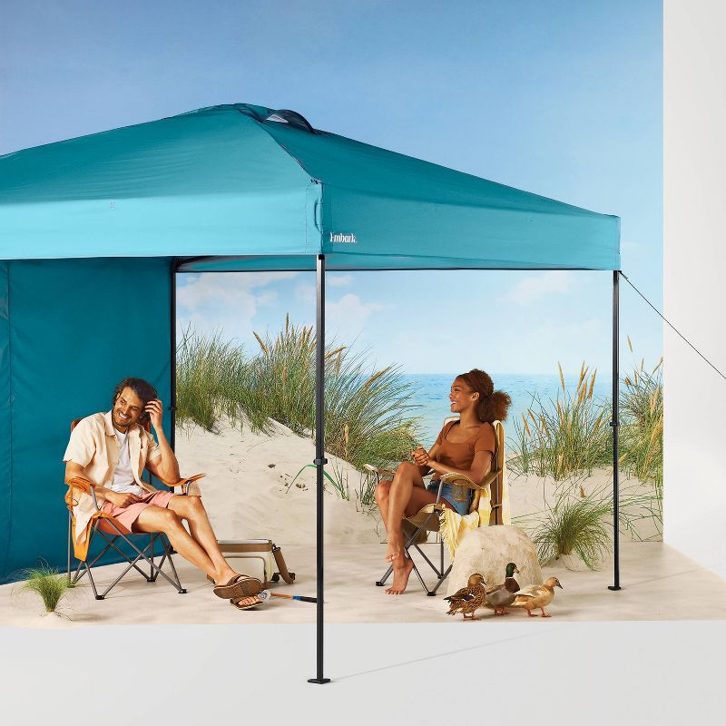 10x10 Steel Weekender Canopy with Wind Vent and Shade Wall - Embark&#8482;, 3 of 7