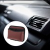 Unique Bargains Car Trash Can Hanging Front Rear Seat Faux Leather Trash Bin 1 Pc - 2 of 4