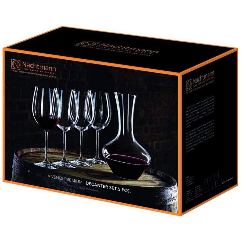Nachtmann Vivendi Decanter with Glasses, Set of 5 Pieces,63.5 oz., 4 of 7