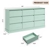 GustoWave 12 Drawer Dresser with Wide Top - Large Wood Chest of Drawers for Bedroom, Living Room, Hallway, Kids Room - 3 of 4