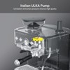Espresso Machine - 15 Bar, Milk Frother, Grinder, Italian Pump, 2.5L Tank, Stainless Steel - 4 of 4