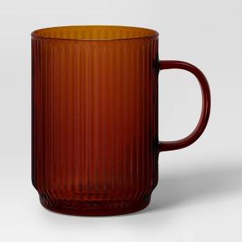 Elle Decor Insulated Coffee Mug Set Of 2 Double Wall Diamond Shaped  Glasses, Tea Cups, Glass Coffee Mugs, Clear : Target