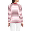 Lands' End Women's Relaxed Supima Cotton Long Sleeve V-Neck T-Shirt - 2 of 3